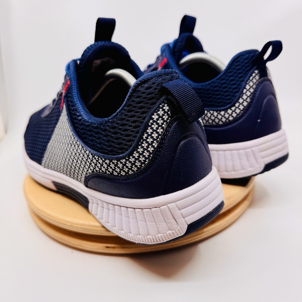 Orthofeet 616 Edgewater Men's 11 2E XX Wide Blue Knit Casual Sneakers shoes - Picture 6 of 8